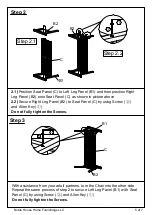 Предварительный просмотр 5 страницы Noble House Home Furnishings Panama Teak 11329 Assembly Instructions Manual