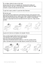 Preview for 9 page of Noble House Home Furnishings Push Back Chair Assembly Instructions Manual