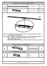 Preview for 7 page of Noble House Home Furnishings SQUARE PERGOLA Assembly Instructions Manual