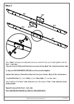 Preview for 14 page of Noble House Home Furnishings SQUARE PERGOLA Assembly Instructions Manual