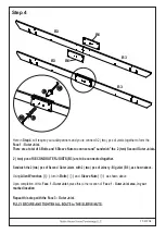 Preview for 15 page of Noble House Home Furnishings SQUARE PERGOLA Assembly Instructions Manual