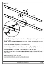 Preview for 16 page of Noble House Home Furnishings SQUARE PERGOLA Assembly Instructions Manual