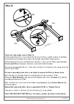 Preview for 22 page of Noble House Home Furnishings SQUARE PERGOLA Assembly Instructions Manual