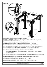 Preview for 27 page of Noble House Home Furnishings SQUARE PERGOLA Assembly Instructions Manual