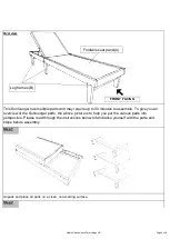 Предварительный просмотр 3 страницы Noble House Home Furnishings Sunlounger Assembly Instructions Manual