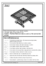 Preview for 5 page of Noble House Home Furnishings Telfair 94348 Assembly Instructions