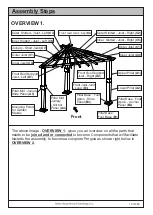 Preview for 13 page of Noble House Home Furnishings TRIANGULAR PERGOLA Assembly Instructions Manual