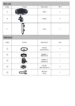 Предварительный просмотр 2 страницы Noble House Home Furnishings UMBRELLA BASE Assembly Instructions Manual