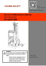 Preview for 1 page of Noblelift RT16P Service Maintenance Manual