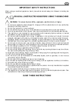 Предварительный просмотр 3 страницы Nobles 1244302 Operator'S Manual