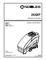 Nobles 265XP 608338 Operator And Parts Manual предпросмотр