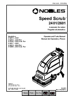 Nobles 612100 - 2401 Can. Pac Operator And Parts Manual preview