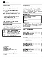 Предварительный просмотр 2 страницы Nobles ASPEN 6/10 Operator And Parts Manual