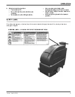 Preview for 5 page of Nobles FALCON ULTRA B Operator And Parts Manual