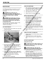 Preview for 12 page of Nobles OSSS1701E Operator'S & Parts Manual