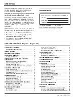 Preview for 2 page of Nobles Quick Clean 1500 609640 Operator And Parts Manual