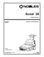 Preview for 1 page of Nobles Scout 28 Operator And Parts Manual