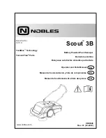 Nobles Scout 3B Operator And Parts Manual предпросмотр