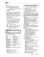 Preview for 2 page of Nobles Scout 3B Operator And Parts Manual