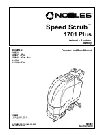 Nobles Speed Scrub 1701 Plus Operator And Parts Manual preview