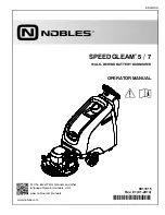 Предварительный просмотр 1 страницы Nobles SPEEDGLEAM 5 Operator'S Manual