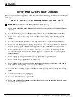 Preview for 2 page of Nobles Speedshine 1700DS Operator And Parts Manual