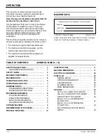 Preview for 2 page of Nobles Trooper 1500 Operator And Parts Manual