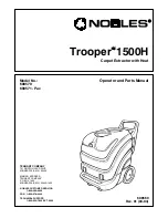 Nobles Trooper 1500H 608570 Operator And Parts Manual preview