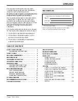 Preview for 3 page of Nobles Trooper 1500H 608570 Operator And Parts Manual