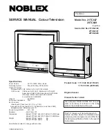 Preview for 1 page of Noblex 1 113 549 00 Service Manual