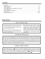 Preview for 2 page of Noblex 1 113 549 00 Service Manual