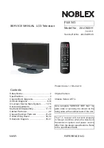 Preview for 1 page of Noblex 24LC823-00 Service Manual