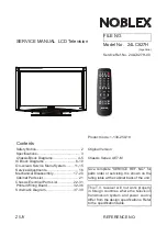 Noblex 24LC827H Service Manual предпросмотр