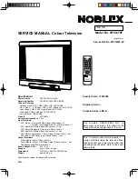 Noblex 29TC676F Service Manual preview