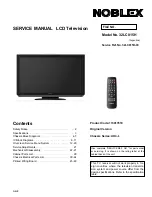 Preview for 1 page of Noblex 32LC815H Service Manual