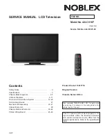 Noblex 42LC816F Service Manual preview