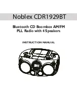 Noblex CDR1929BT Instruction Manual предпросмотр