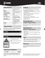 Preview for 2 page of NOBOCOOL P2 Page & Point Instruction Manual