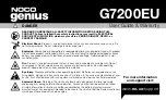 Preview for 1 page of NOCO Genius G7200EU User Manual & Warranty