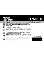 NOCO Genius G750EU User Manual & Warranty preview