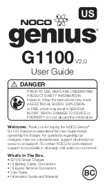 NOCO Genius Genius G1100 User Manual preview