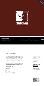 Noctua NF-A6x25 PWM User Manual предпросмотр