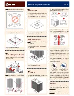 Предварительный просмотр 2 страницы Noctua NH-U12P SE2 Installation Manual