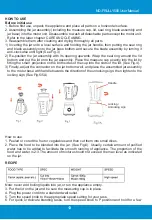 Preview for 13 page of Nodis HOME FRULLY 500 User Manual