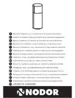 Предварительный просмотр 1 страницы NODOR ISLA SOL Use, Installation And Maintenance Instructions