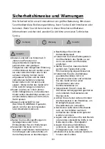 Preview for 64 page of NODOR NorCare V36BK Installation, Use And Maintenance Instructions