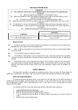 Preview for 5 page of Nofer BIGFLOW 01451.B Instruction Manual And Installation Manual