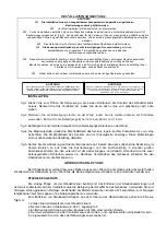 Preview for 8 page of Nofer BIGFLOW 01451.B Instruction Manual And Installation Manual