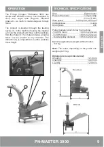 Предварительный просмотр 9 страницы Nogueira PN-MASTER 3000 Instruction Manual