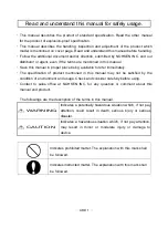 Предварительный просмотр 2 страницы Nohken KSV Instruction Manual